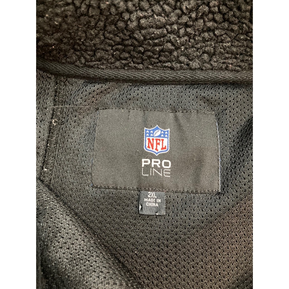 New York Giants NFL Pro Line Fleece Spell Out Full Zip Size 2XL - Picture 3 of 8